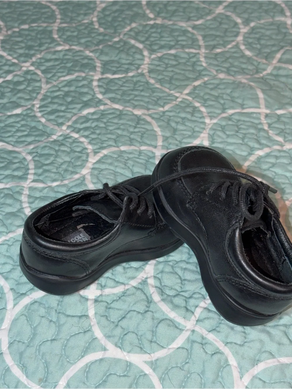 Kenneth Cole Little Boys Black Lace-Up Dress Shoes